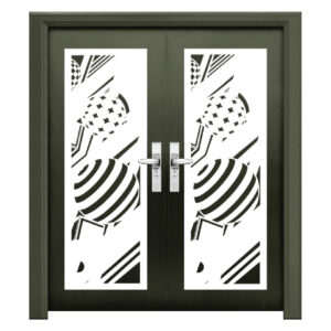 P6 6x7 Laser Security Doors Security Door SD1399 | Security Door & Safety Door Supplier Malaysia